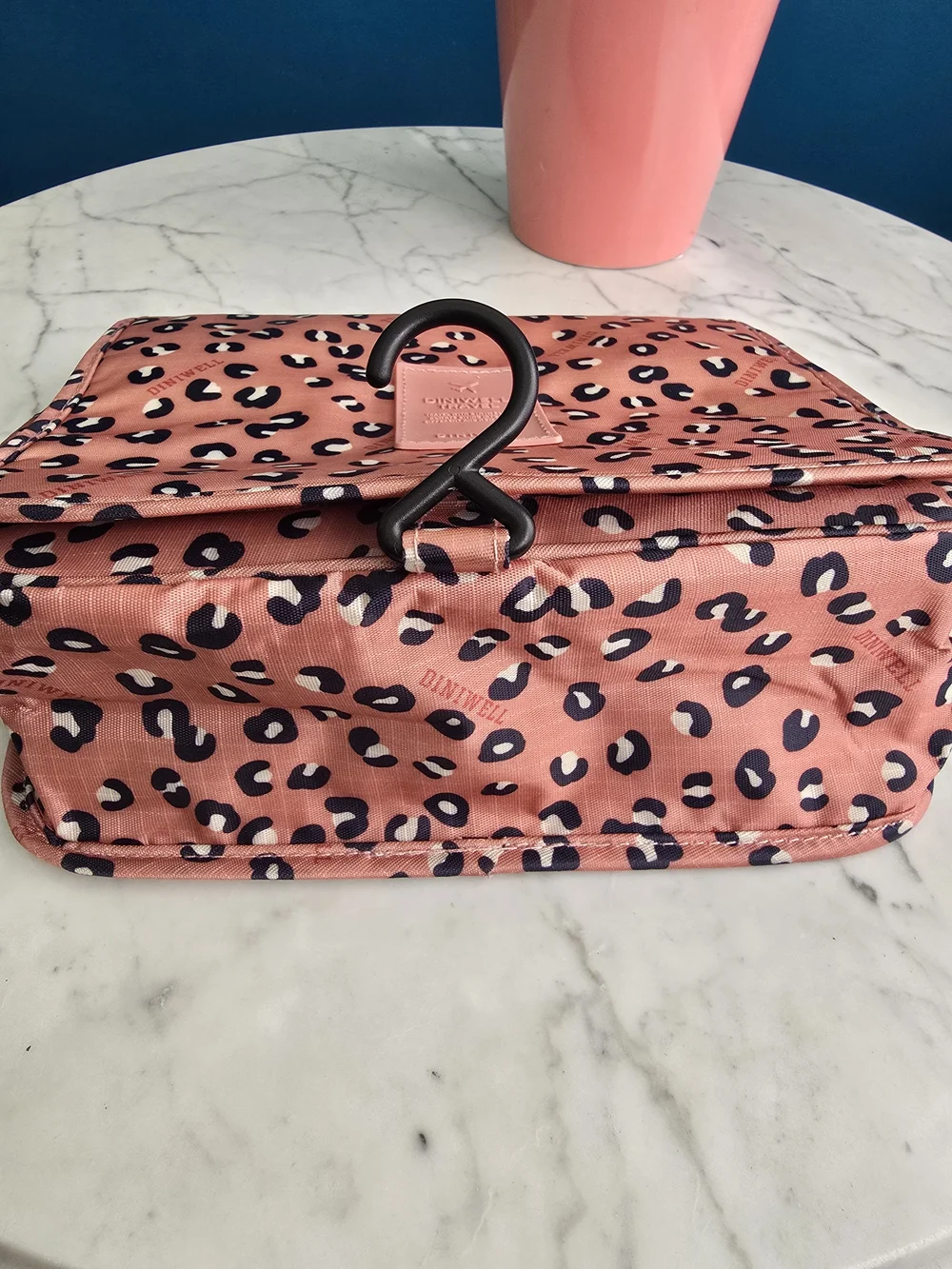 Diniwell Leopard Hanging Travel Toiletry Organizer Bag